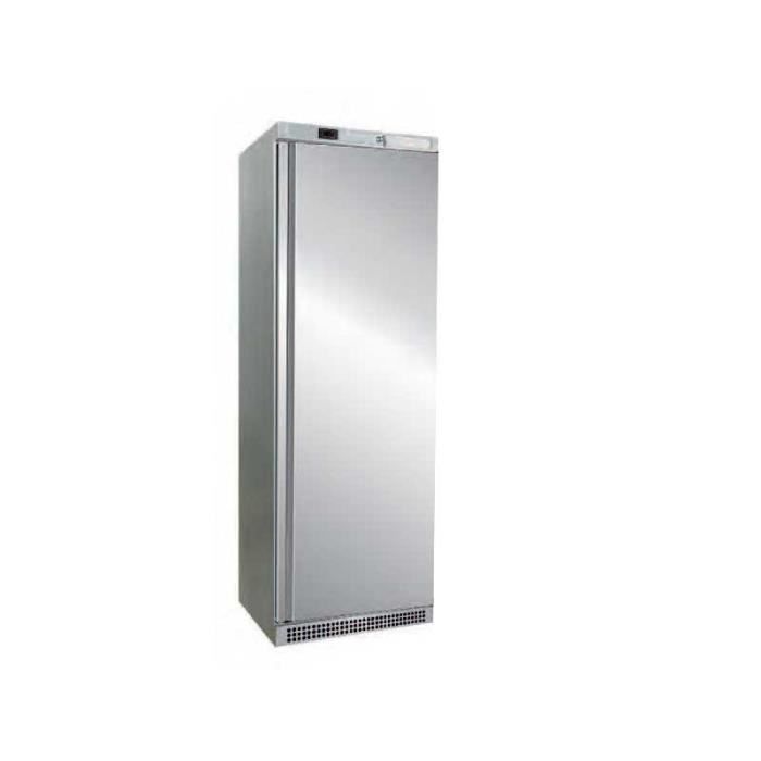 Armoire froide négative inox 1 porte pleine 400 L