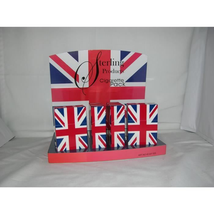 Boite à Cigarettes Design Drapeau Royaume-Uni