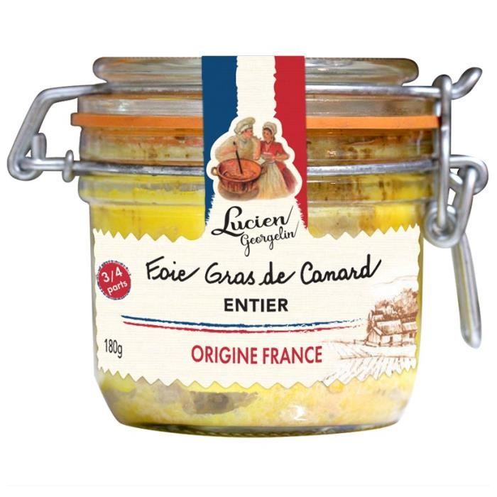 Foie gras de canard entier origine France - 180g X6