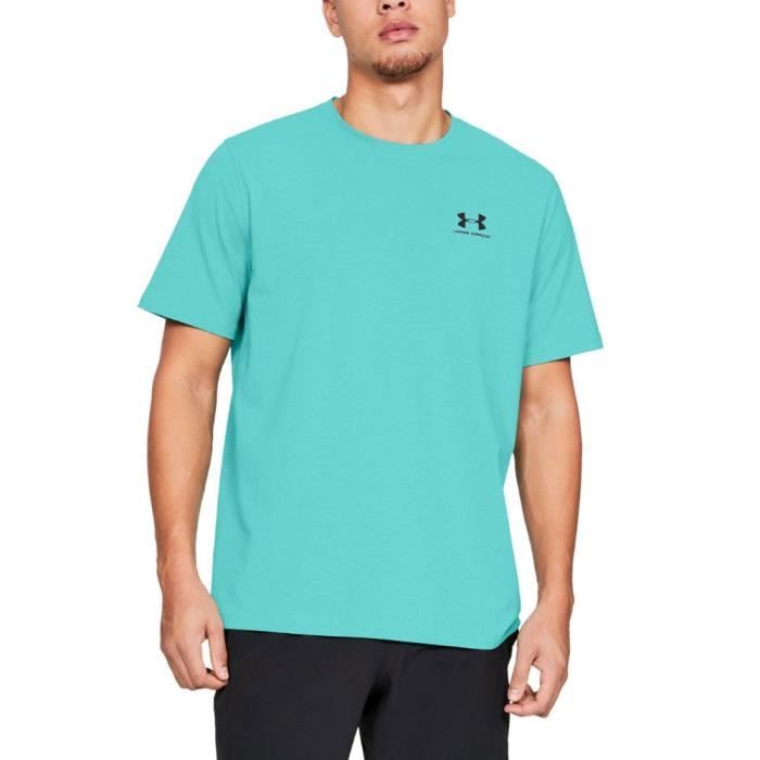 Under Armour Hommes Charged Cotton Left Chest Lockup T-Shirt De Sport Entraînement