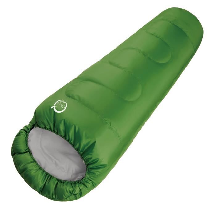 Sac de couchage forme MOMIE - O'CAMP - Couleur : Vert