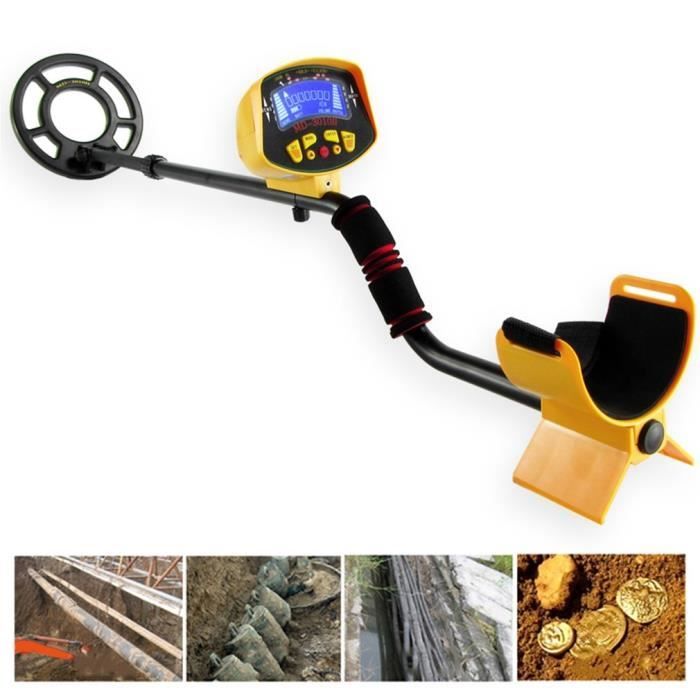 Détecteur de métaux MD3010 Recherche de sol Détecteur de pépites portable d'or