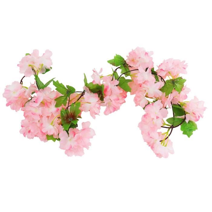1 Pc Simultion Sakura Rotin Décoration De Mariage Fleurs Accessoires Style Japonais Ornement pour Hôtel Maison CONSOLE EDUCATIVE