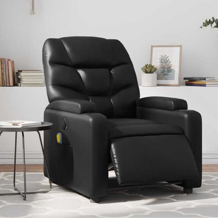 Fauteuil Inclinable électrique - Dossier Et Repose-pied Réglables Motorisés - Tissu Gris, Charge 110 Kg - Avec Porte-gobelets Et Poche - 5