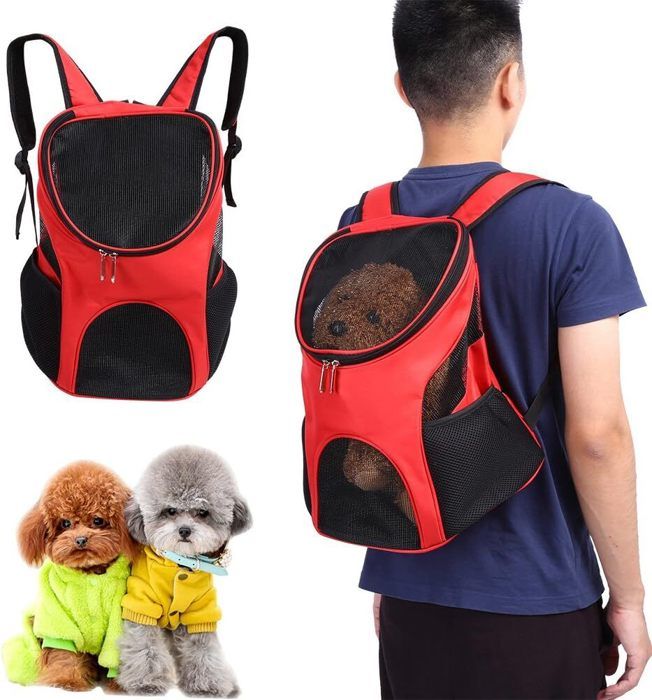 Comparer les prix de Sac de Transport pour Animaux de Compagnie Sac à dos pour Chien Chat Portable Confortable sac à dos de Poitrine Pliable 30x25x35cm