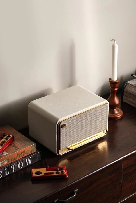 Enceinte Bluetooth - EDIFIER - D32 - 60 W RMS - Wi-Fi - AirPlay 2 - Blanc