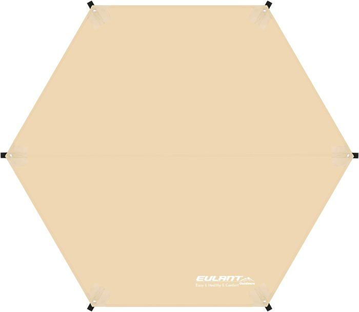 Tente Octogonale Polyvalente – Tapis De Sol Imperméable, 320 Cm Diamètre, 1-3 Personnes, Avec Moustiquaire Optionnelle