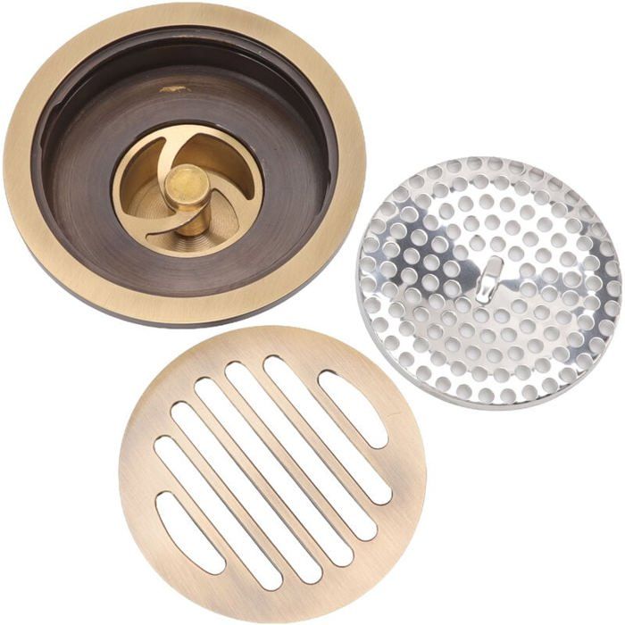 Pommeau de douche rond 25 cm, chrome, GoodHome Cavally