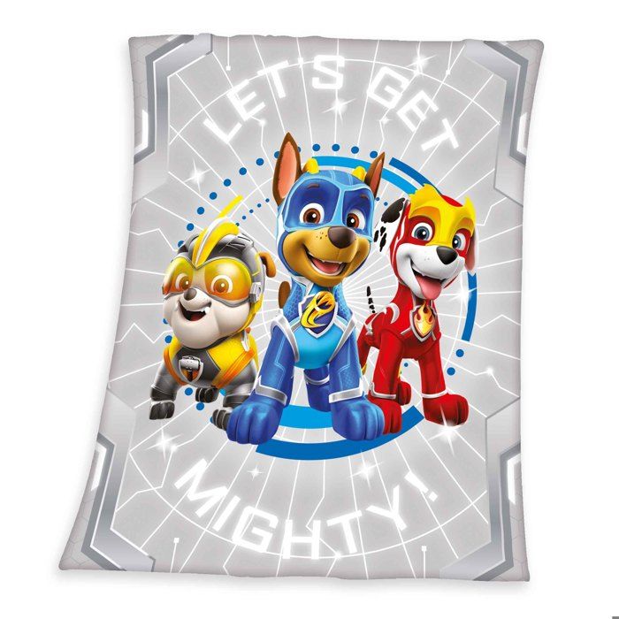 Couverture polaire - HERDING - Paw Patrol - multicolore - douce et pelucheuse - intérieur Couverture polaire - HERDING - Paw Patrol - multicolore - douce et pelucheuse - intérieur