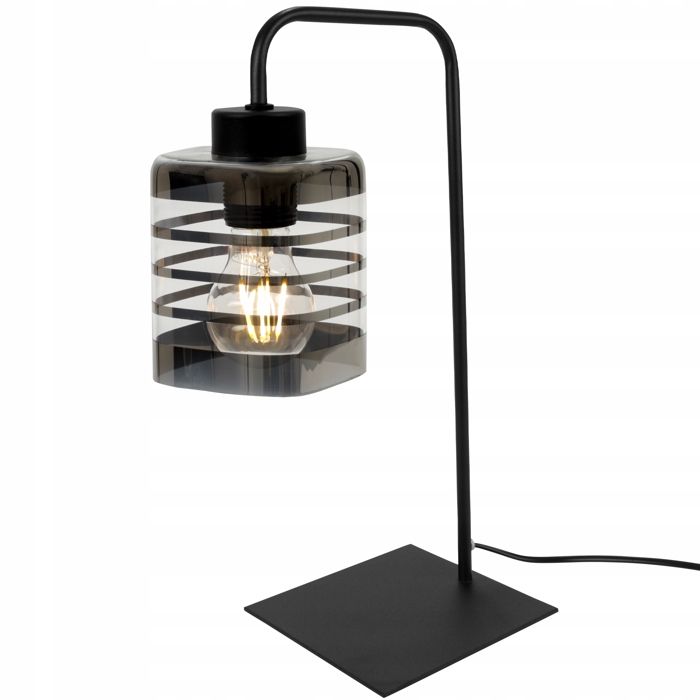 Lampe de Bureau - Light-Home - Helix 2285/LN40 - Verre Spirale - Noir - LED