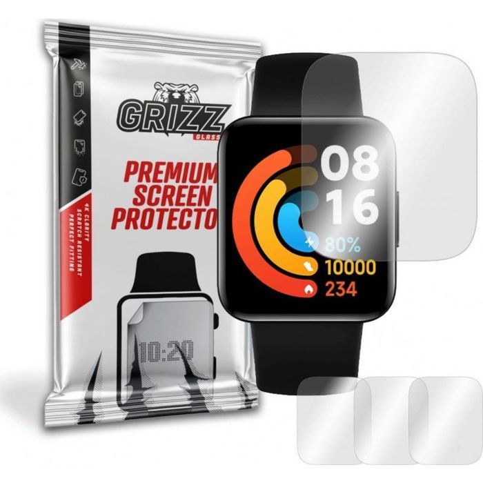 Film de protection montre connectee Grizzglass Film hydrogel pour Xiaomi Redmi Watch 2