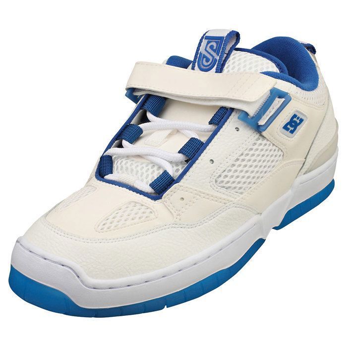 DC Shoes DC Shoes JS 1 Baskets Blanches et Bleues Homme