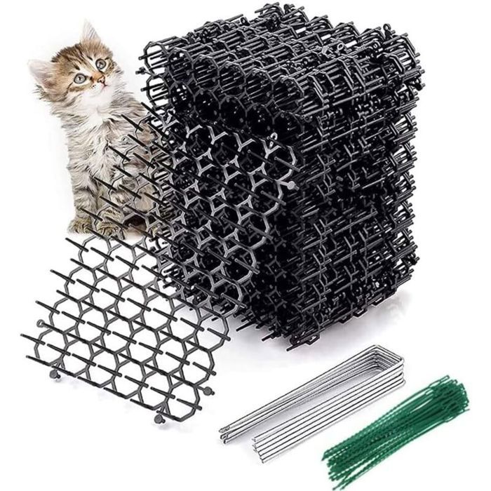 12 Pièces Tapis Anti Chat Repulsif Chat Exterieur Interieur Anti Chat Pic Anti Chat Répulsif Chat Chien Grillage Chat 1 Piè