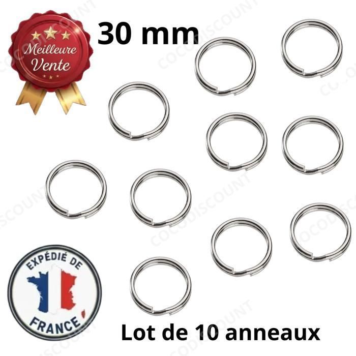 Lot De 10 Anneaux À 30 Trous Pour Feuilles Volantes De Format A4