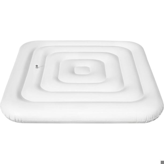 Couverture de spa - PZCC - 53 pouces carré - Valve de gonflage rapide - PVC résistant aux intempéries - Isolée