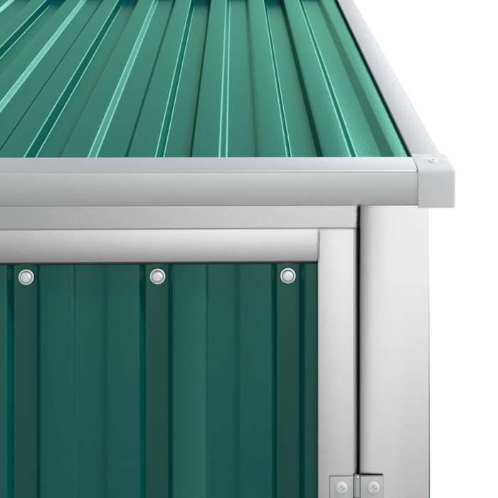 NEUF Remise/Armoire de jardin - avec rangement - Abri à outils de jardin - vert 88 x 89 x 161cm acier galvanisé FR00_51256623843