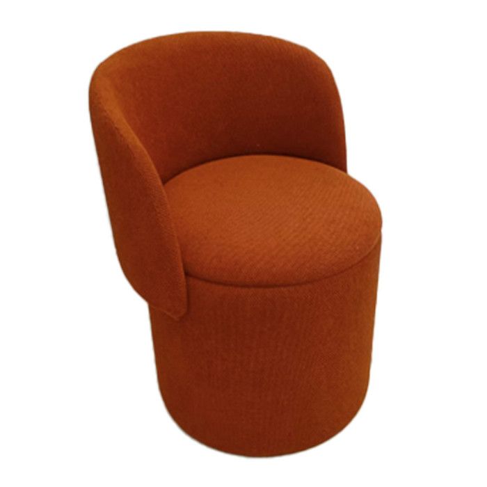 Pouf fauteuil Eclipse terracotta - Amadeus
