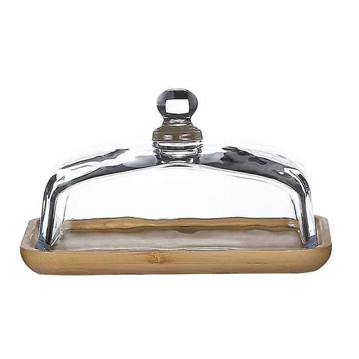 Cloche à fromage avec couvercle cloche en verre bocal couvercle petit plat à gâteau cloche plat à gâteau transparent