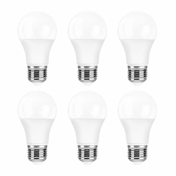 6PCS Ampoule LED E2715W 3000KÉclairage Large 260°Haute Luminosité Sans ScintillementPour Chambre Cuisine Salon