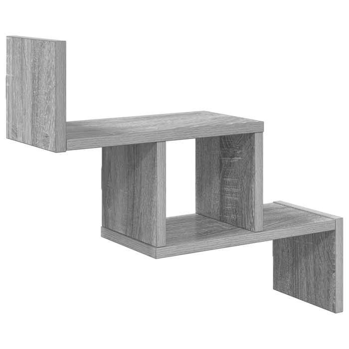 Elégance - Chic Cabinet mural salon-séjour - Étagère Murale - Sonoma gris - 48x15x42cm - Bois dingénierie_0127369