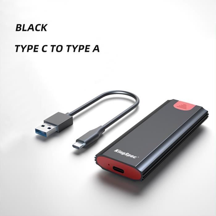 ORICO Boîtier SSD M.2 NVMe 10 Gbps USB3.2 Gen2 USB-C Adaptateur pour PCIe  NVMe M-Key/M+B Key SSD(2230/2242/2260/2280) Boîtier de Disque Dur Externe  M2