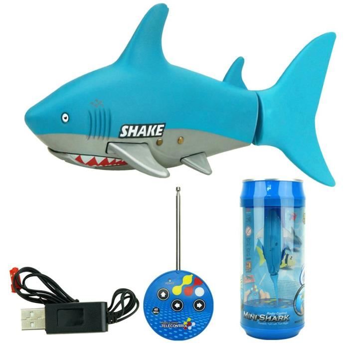 EMart Escomdp Mini RC Sous-Marin Télécommandé Bleu - Jouet Plongée Pour Enfants