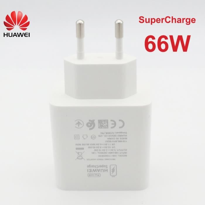 Chargeur Honor 66W (SuperCharge) - Chargeur Rapide