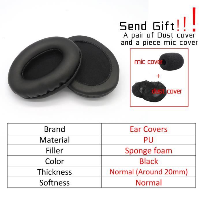 Coussinets De Remplacement Pour Casque Audio Sans Fil Xbox Series X/S - Cuir PU Et Mousse Mémoire