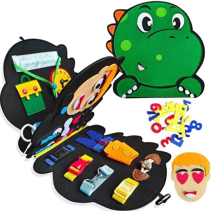 Montessori Busy Board - Livre de jouets pour Garçons et Filles - Jouets sensoriels Montessori Busy Board - Livre de jouets pour Garçons et Filles - Jouets sensoriels