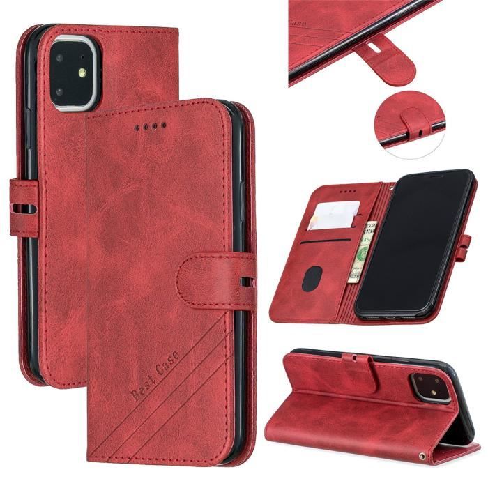 Coque Portefeuille Pour IPhone 7/8/XS Etc. - Design E.T. - Noir - Neuf
