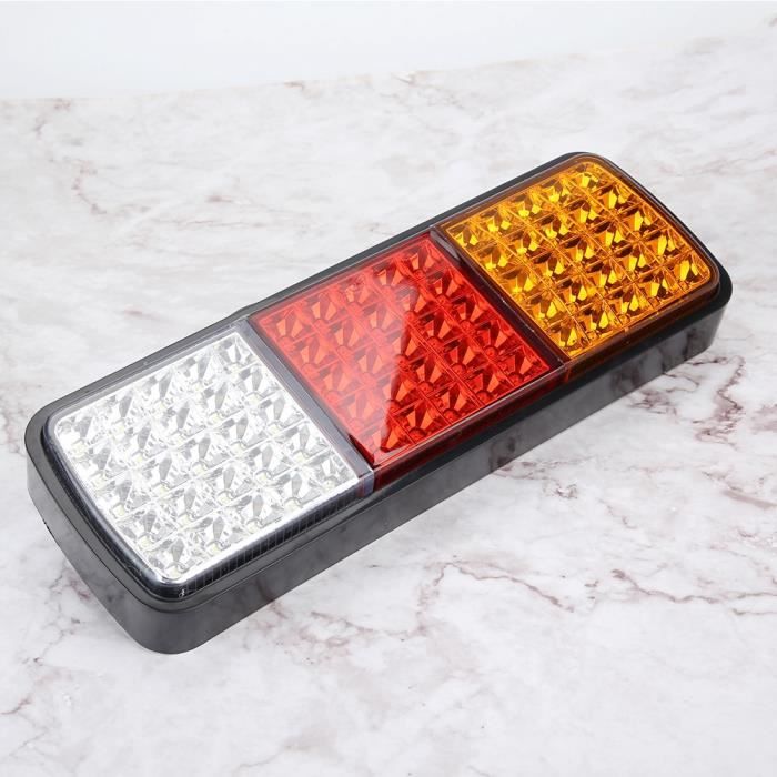 Feu Stop Arrière Moto Katur 12V 10W - Éclairage Rouge Puissant Pour Chopper, Bobber, Cafe Racer, Harley - Boîtier Acier Robuste