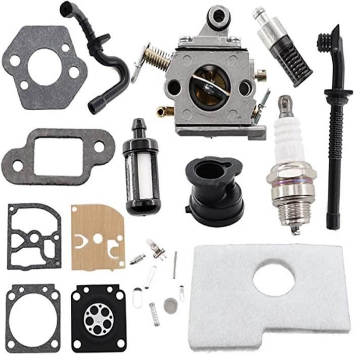 Carburateur Pour Tronçonneuse STIHL MS170 MS180 - Kit Complet Avec Filtres Et Bougie D'Allumage