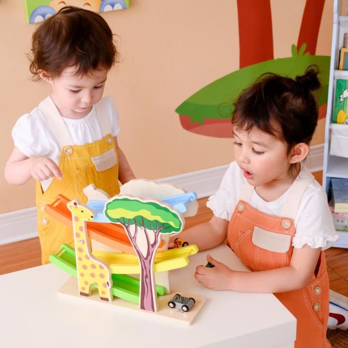 Rampe De Course En Bois Circuit A Voiture Eveil 1 An Premier Age Jeu Educatif Bebe Teamson Kids Ps T0007 Achat Vente Jeu D Apprentissage Cdiscount
