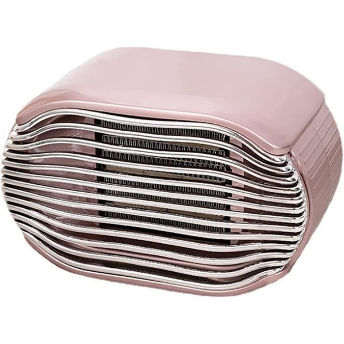Mini Chauffage Soufflant Portable Céramique – Chauffage Rapide Silencieux <40dB, 2 Niveaux, Protection Surchauffe, Idéal Bureau Chambre Intérieur