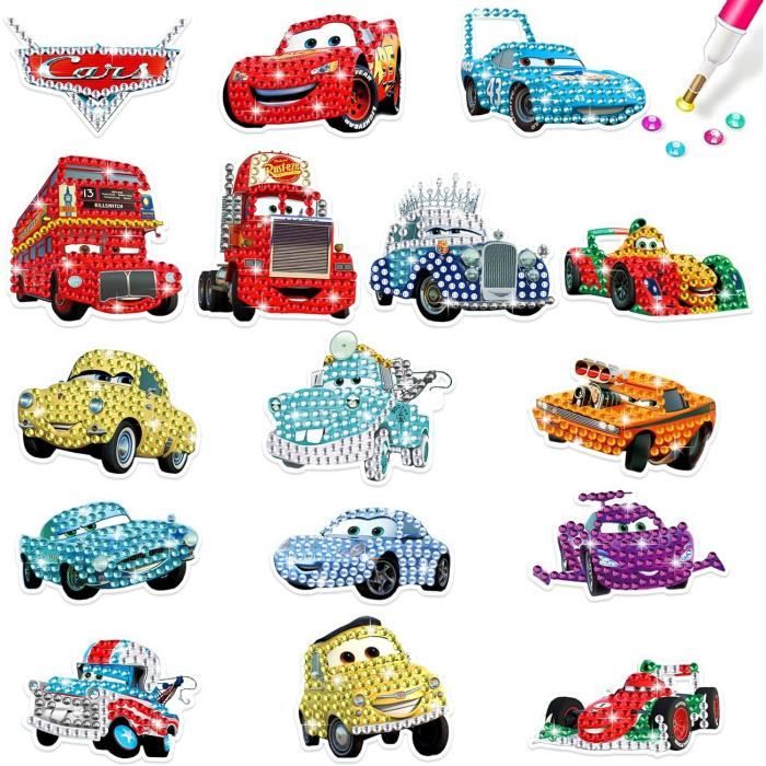 Kit Diamant Peinture Pâques 18 Autocollants - Loisir Créatif Enfant 5D Avec Lapins Et Poussins