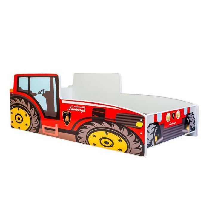 Lit enfant tracteur - rouge 160x80 - 1001JOUETS - Panneau bois stratifié