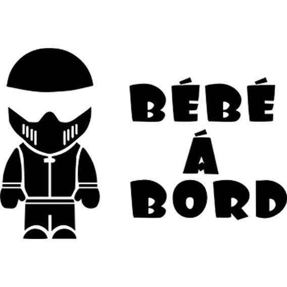Sticker Bebe A Bord Bebe Motard Couleur Au Choix Cdiscount Puericulture Eveil Bebe