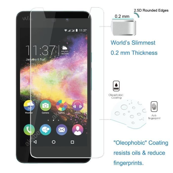 Film De Protection En Verre Trempé Pour Wiko View 2 GO - Lot Anti-rayures Et Anti-chocs