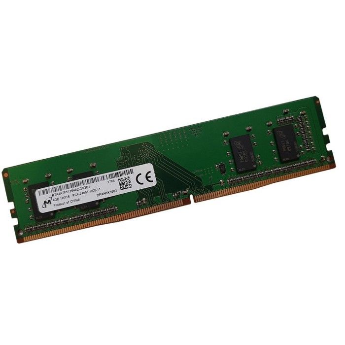 4Go RAM Micron MTA4ATF51264AZ-2G3B1 DDR4 DIMM PC4-19200U 2400MHz 1Rx8 1.2v CL17 Reconditionné - Micron Technology reconditionné disponible sur Cdiscount Seconde Vie
