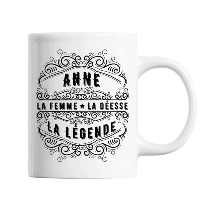 Mug uni Martine rébus – La femme, la reine, la légende
