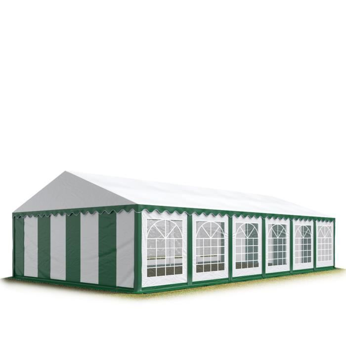 TOOLPORT 4x6 m Tente de réception/Barnum Blanc Toile de Haute qualité env 500g/m² PVC 