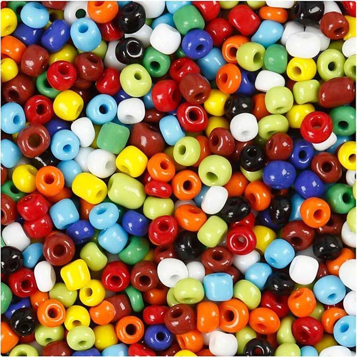 Coffret 24 couleurs. perles de rocailles 12/0. environ 19200