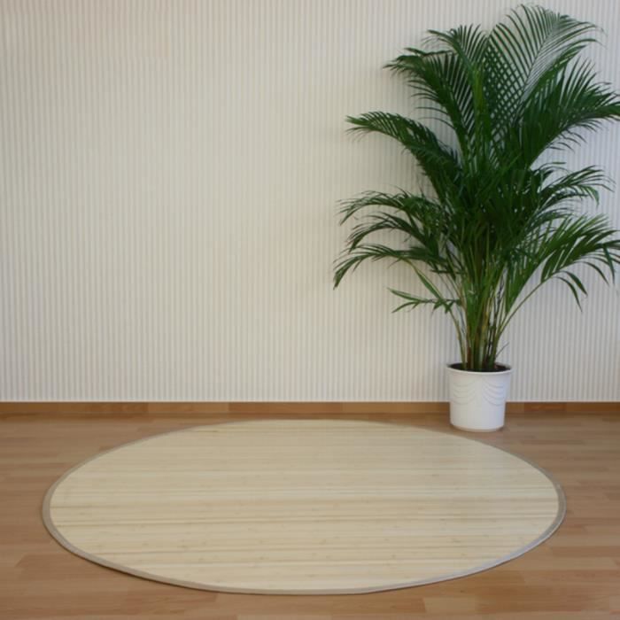 Tapis Rond <br> Bambou