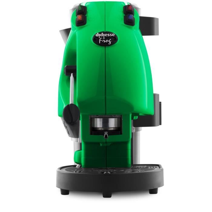 Cafetière à dosette Didiesse Frog Revolution - Noir Vert - 15 L - 650 W - Pression 15 bar