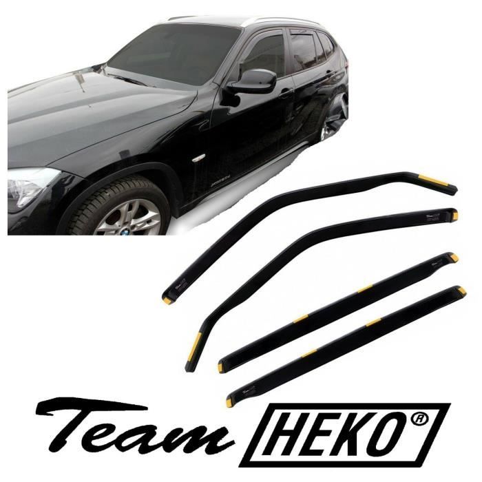 Heko Déflecteurs D'Air Pour BMW X1 E84 2009-2016 - Lot 2 Pièces, Montage Intérieur Facile