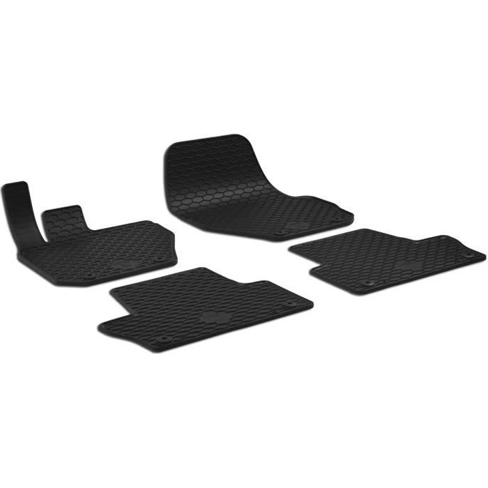 VOLVO XC60 I 4-pièces 2008-2017 Tapis de Sol en Caoutchouc
