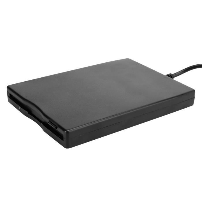 Lecteur de disquette 3,5, lecteur de disquette externe USB 3,5 portatif Lecteur de carte de lecteur de disquette PC externe