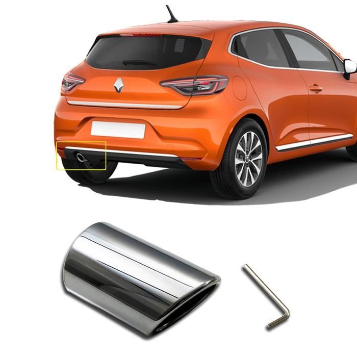 Silencieux et tubes,vis d'échappement chromée en acier inoxydable,réglage  de haute qualité,accessoires extérieurs pour Renault Clio - Cdiscount Auto