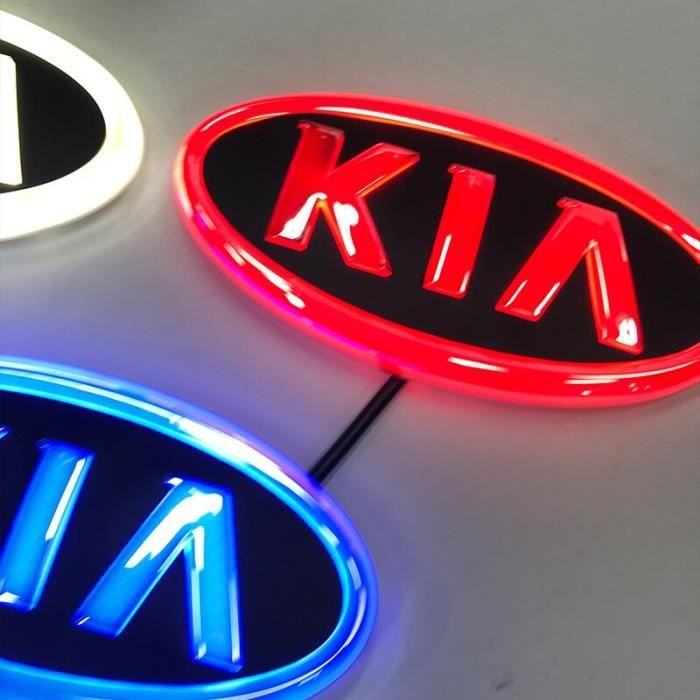 Couleur 4D Red Light Vooi Style 4D Logo Lumière Emblème Lumière Pour Kia Logo Laser Projecteur Emblème Logo L