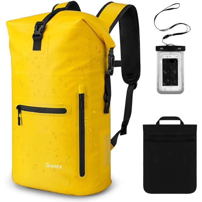 35L Sac Etanche Sac à Dos Imperméable pour Sport Aquatique Nautique Canoë  Pêche Navigation Natation Ski Kayak en Bateau Camping Rand - Cdiscount  Bagagerie - Maroquinerie